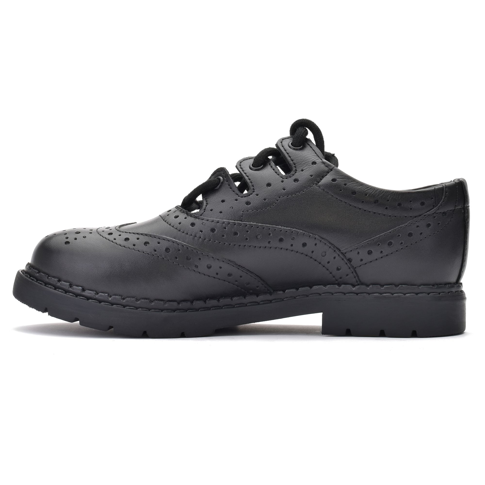 Boys Ghillie Brogues ( Style 008P) - Image 4
