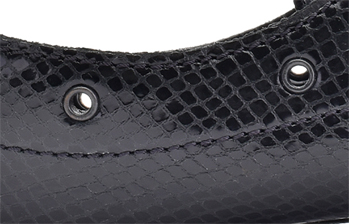 Irish pump showing extra eyelets