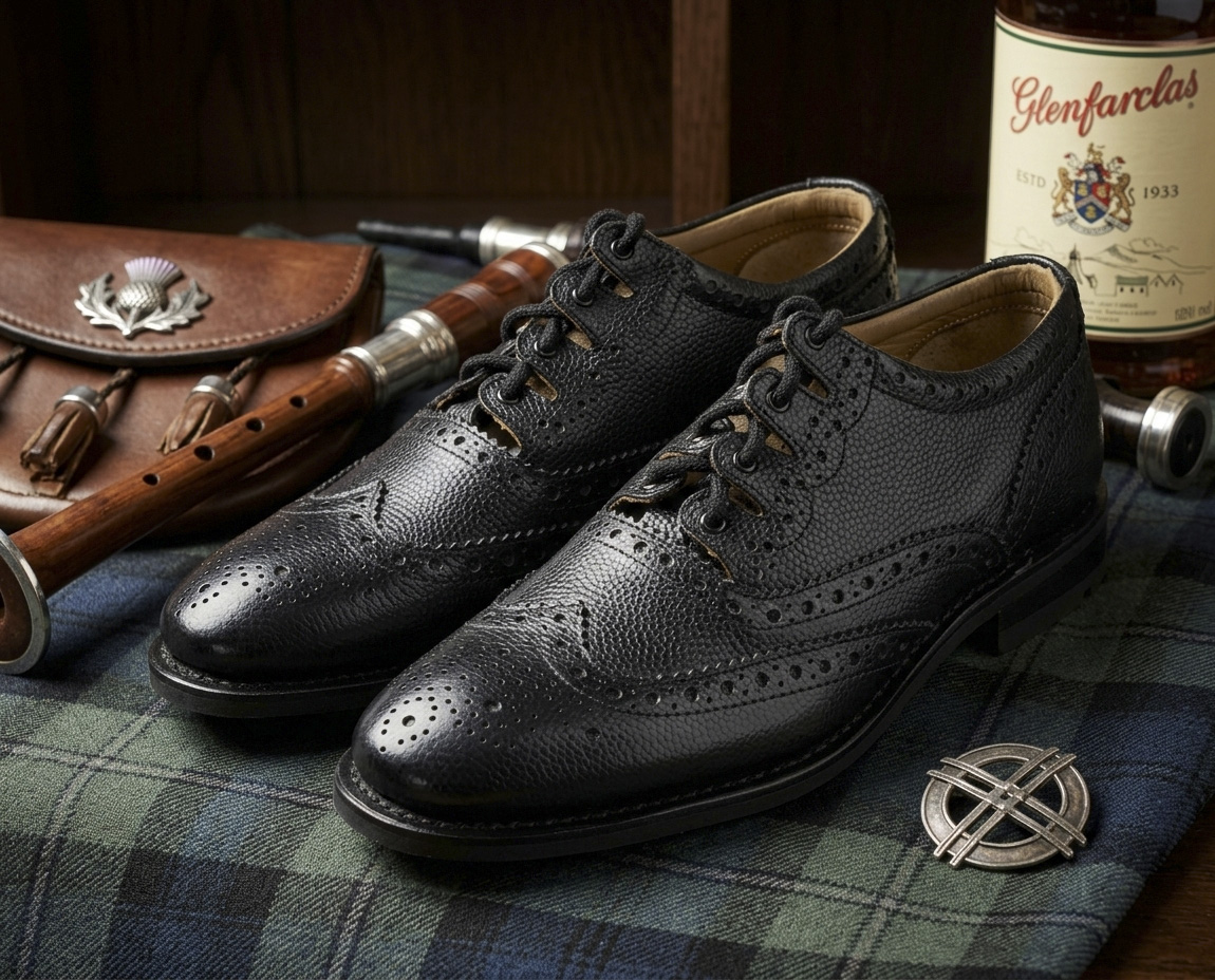 Grained Ghillie Brogue