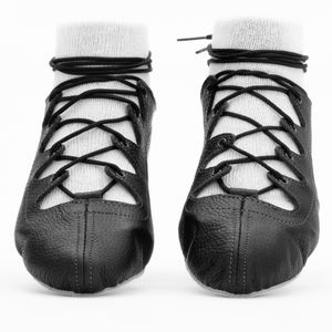 Black Highland dance pump