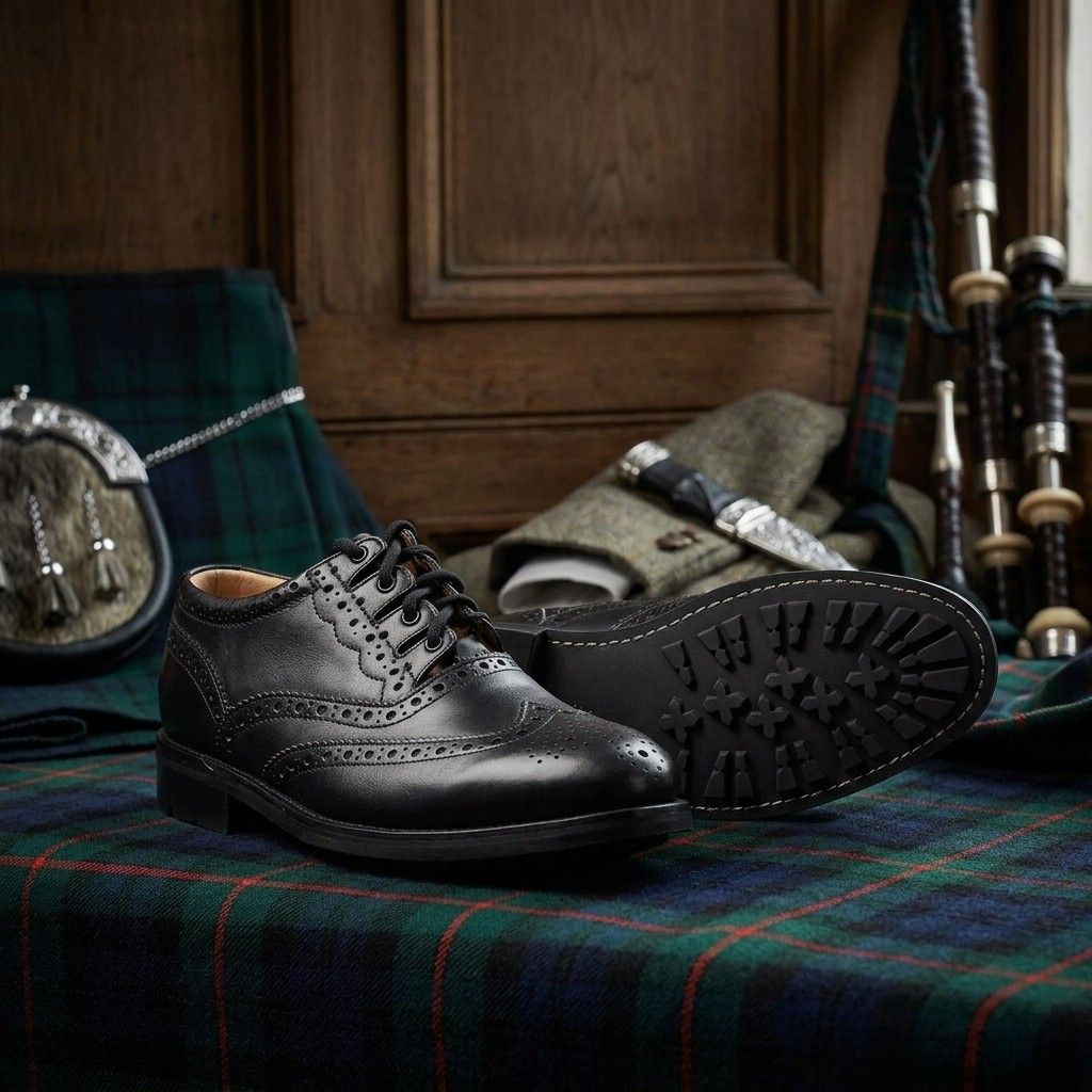 All Weather Piper Ghillie Brogue - (Style GYW PIPER) - Image 6